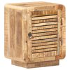 vidaXL Bedside Cabinet 40x30x50 cm Rough Mango Wood