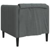 vidaXL Sofa Chair Dark Grey Fabric