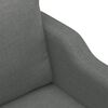 vidaXL 4 Piece Sofa Set with Cushions Dark Grey Fabric