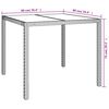 vidaXL 5 Piece Garden Dining Set with Cushions Grey Poly Rattan