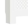 vidaXL MDF Radiator Cover White 205 cm