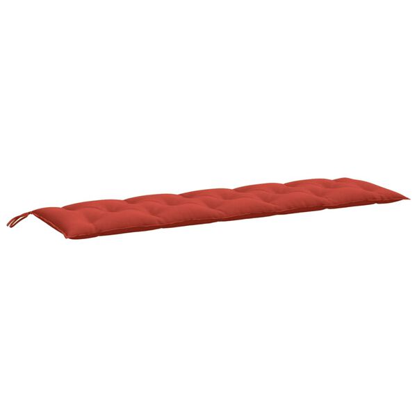 vidaXL Garden Bench Cushion Melange Red 180x50x7 cm Fabric