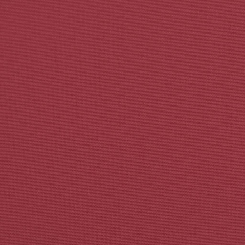 vidaXL Highback Chair Cushions 4 pcs Wine Red Oxford Fabric