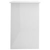 vidaXL Desk High Gloss White 100x50x76 cm Engineered Wood
