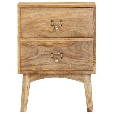 vidaXL Bedside Cabinet 40x35x55 cm Solid Mango Wood