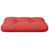 vidaXL Pallet Cushion Red 60x40x12 cm Fabric