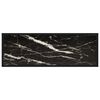 vidaXL Console Table Black 100x35x75 cm Tempered Glass