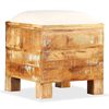 vidaXL Storage Bench Solid Reclaimed Wood 40x40x45 cm