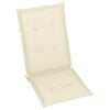 vidaXL Garden Reclining Chairs 3 pcs with Cushions Solid Acacia Wood
