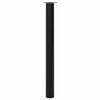 2 Telescopic Table Legs Black 710 mm-1100 mm
