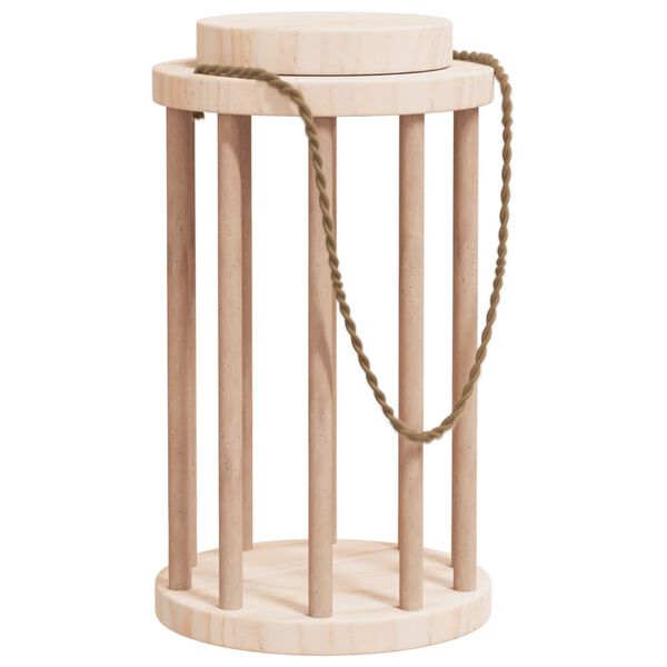 vidaXL Rabbit Hay Feeder &Oslash;15x25.5 cm Solid Wood Fir