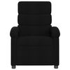 vidaXL Electric Massage Recliner Chair Black Fabric