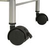 vidaXL Shelving Unit with 3 Storage Boxes Steel and Non-woven Fabric