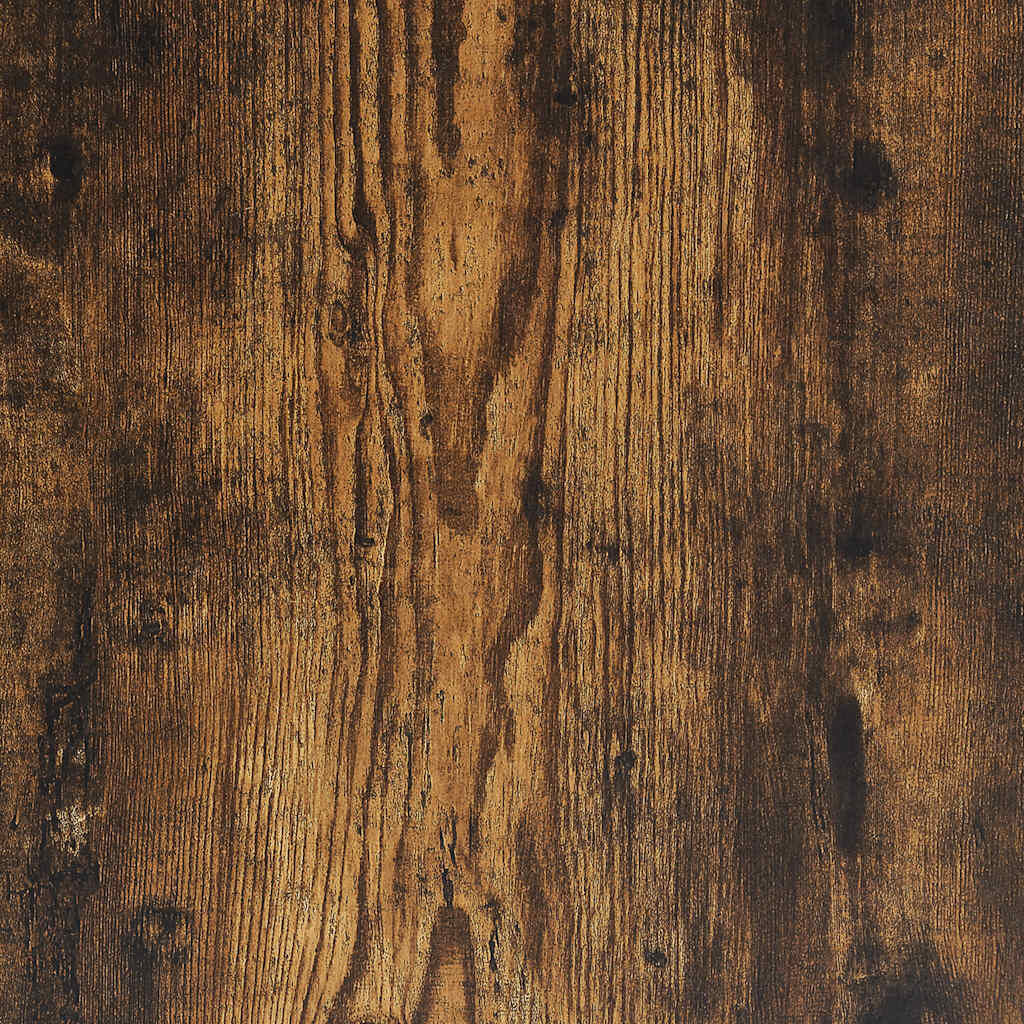 vidaXL Dining Table Smoked Oak 140x74.5x76 cm Engineered Wood