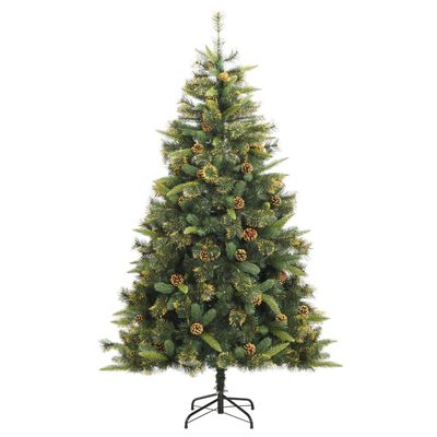 vidaXL Artificial Hinged Christmas Tree 300 LEDs 240 cm