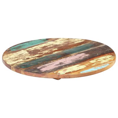 vidaXL Table Top Ø40x(2.5-2.7) cm Solid Reclaimed Wood