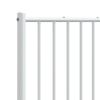 vidaXL Metal Headboard White 193 cm