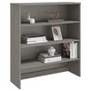 vidaXL Top for Highboard HAMAR Light Grey 90x30x100cm Solid Wood Pine