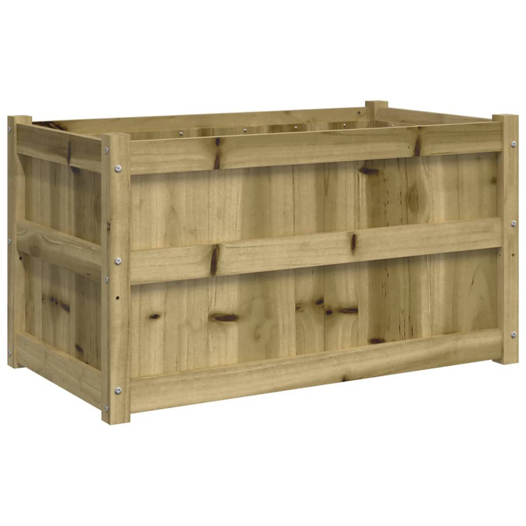 vidaXL Garden Planter 90x50x50 cm Impregnated Wood Pine