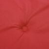 vidaXL Garden Chair Cushions 6 pcs Red 50x50x3 cm Oxford Fabric