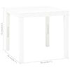 vidaXL Garden Table White 78x78x72 cm Plastic