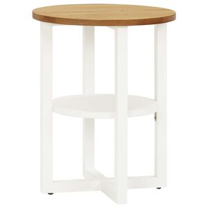 vidaXL Lamp Table 40x50 cm Solid Oak Wood