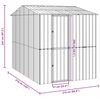 vidaXL Bird Cage Anthracite 215 x 310 x 247 cm Galvanised Steel