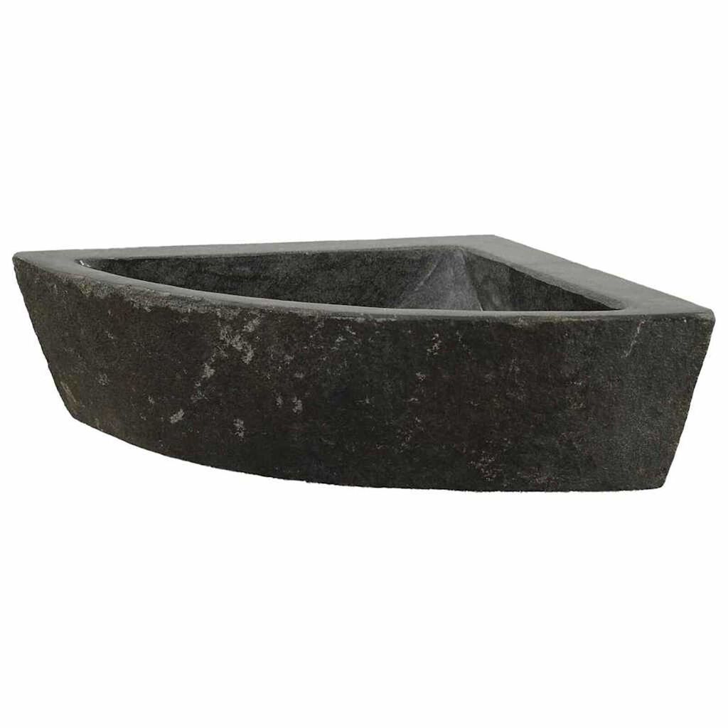 vidaXL Wall Hung Corner Basin Grey (38-45) x (38-45) x 12 cm