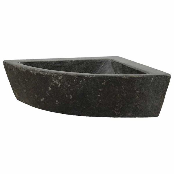vidaXL Wall Hung Corner Basin Grey (38-45) x (38-45) x 12 cm