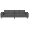 Sofa Set Dark grey Fabric