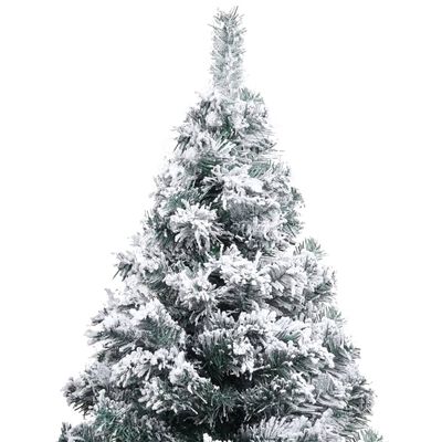 vidaXL Artificial Pre-lit Christmas Tree with Ball Set Green 150 cm PVC