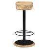 vidaXL Bar Chairs 2 pcs Solid Mango Wood