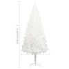 vidaXL Artificial Pre-lit Christmas Tree White 150 cm
