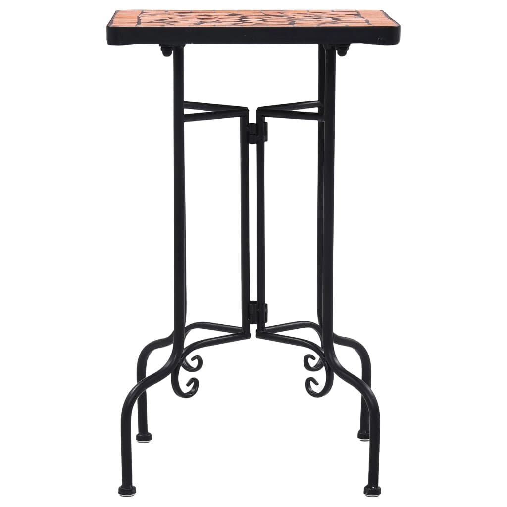 vidaXL Mosaic Side Table Terracotta Ceramic