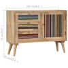 vidaXL Sideboard 100x30x75 cm Solid Mango Wood