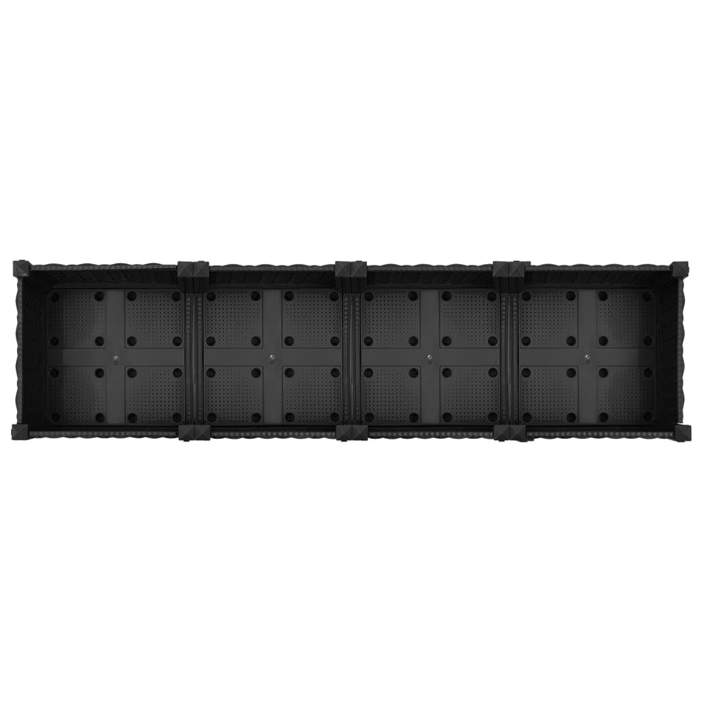 vidaXL Raised Bed 160x40x23 cm Polypropylene