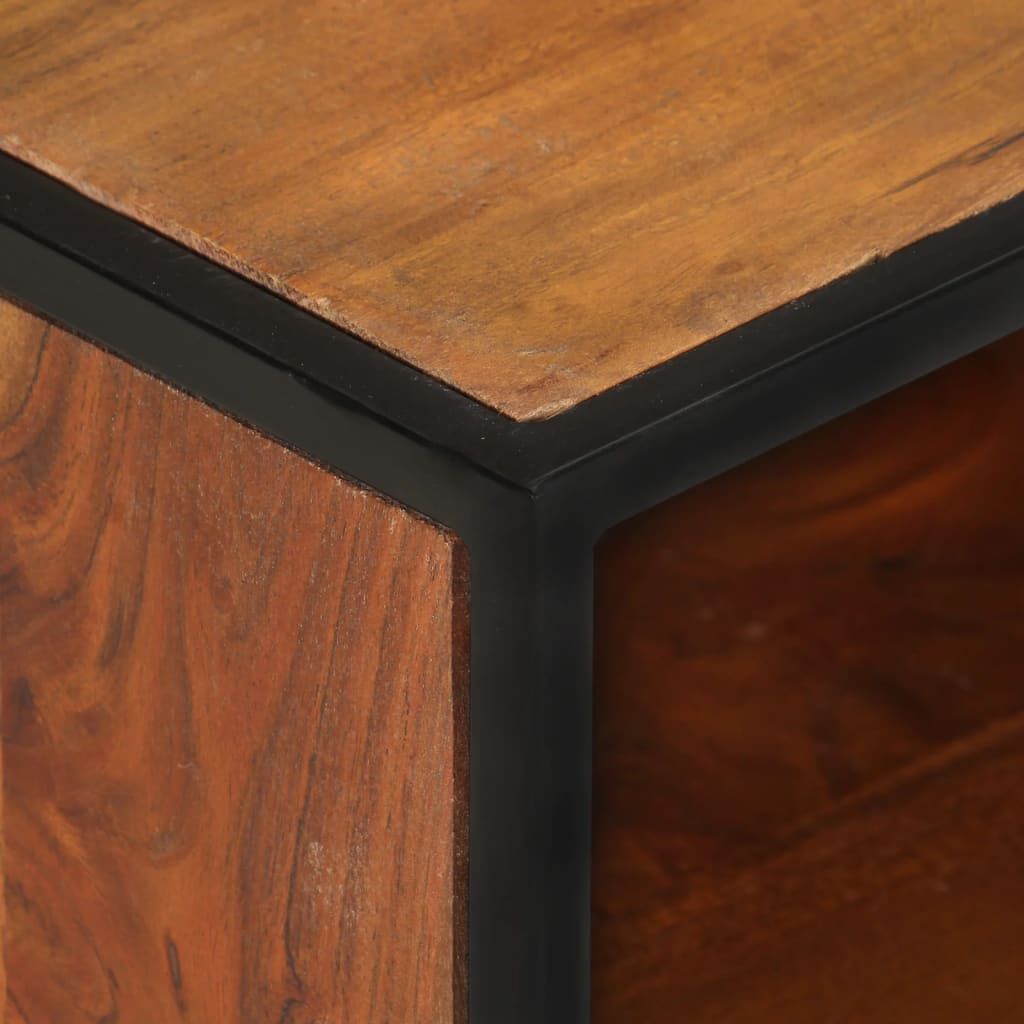vidaXL TV Cabinet 110x30x45 cm Solid Acacia Wood