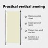 vidaXL Outdoor Roller Blind 100x270 cm Cream