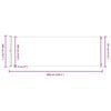 vidaXL Patio Retractable Side Awning 200x600 cm Grey