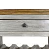 vidaXL Wine Rack Solid Mahogany Wood 55x23x85 cm