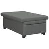 vidaXL Sofa Bed Dark grey 194 x 67 x 37 cm Fabric