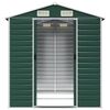 vidaXL Garden Shed Green 191x215x198 cm Galvanised Steel