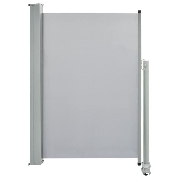 vidaXL Patio Retractable Side Awning 120 x 300 cm Grey