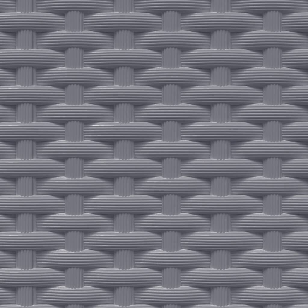 vidaXL Planters 2 pcs Blue Grey 30x30x37 cm Polypropylene