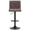 vidaXL Bar Stools 2 pcs Taupe Fabric