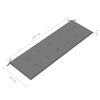 vidaXL 3-Seater Garden Bench with Cushion 150 cm Grey Eucalyptus Wood