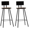 vidaXL Bar Set 3 Piece Solid Reclaimed Wood