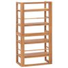 vidaXL Shelving Unit 60x30x120 cm Solid Teak Wood