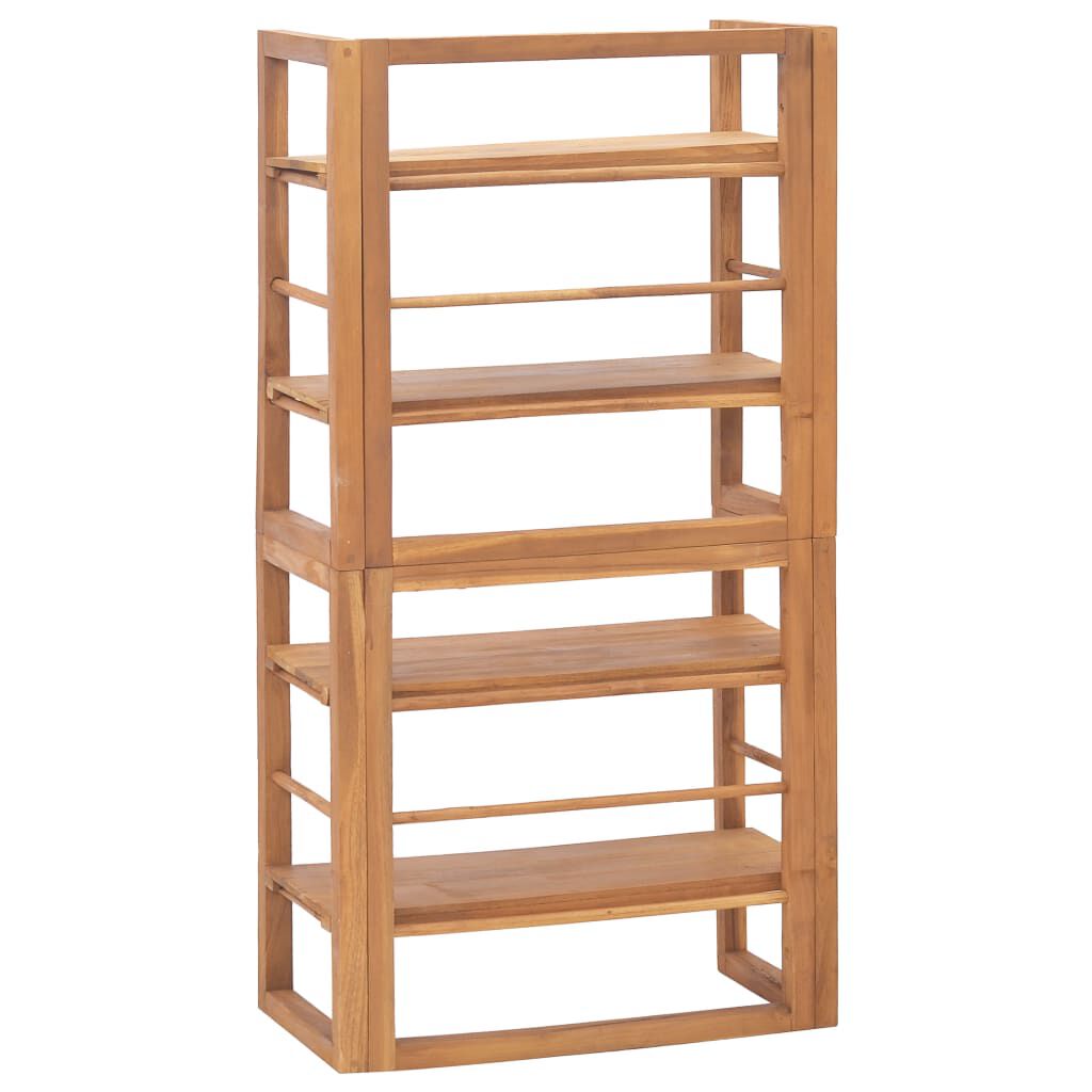 vidaXL Shelving Unit 60x30x120 cm Solid Teak Wood
