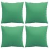 vidaXL Throw Pillows 4 pcs Green 60x60 cm Fabric